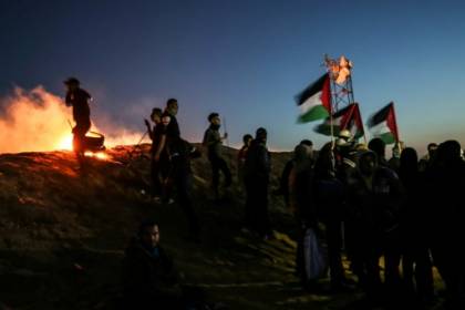 Mobilisation palestinienne à haut risque samedi à la frontière israélienne.jpg