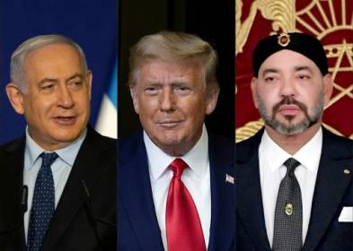 entre Israël et le Maroc avec le Saraha occidental dans la.jpg