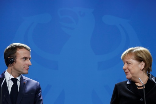 Macron reçoit une dernière fois Merkel