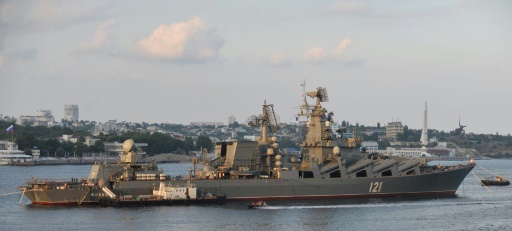 Ukraine : le vaisseau amiral de la flotte russe en mer Noire "gravement endommagé"
