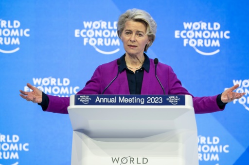 A Davos, l'UE dénonce la course pour attirer les futures industries vertes