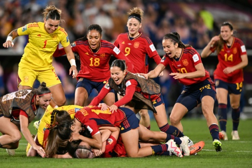 Mondial féminin : l'Espagne sur le toit du monde, en battant l'Angleterre