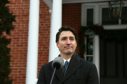 Le Premier ministre du Canada, Justin Trudeau, lors de son discours de démission, le 6 janvier 2025 à Ottawa. Le Premier ministre du Canada, Justin Trudeau, lors de son discours de démission, le 6 janvier 2025 à Ottawa.