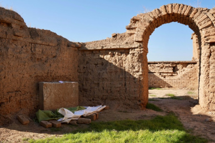Le site archéologique de Nimrod, au sud de Mossoul, en Irak le 3 janvier 2025 Le site archéologique de Nimrod, au sud de Mossoul, en Irak le 3 janvier 2025