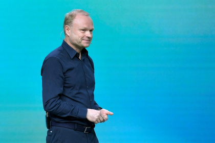 Le PDG de l'équipementier finlandais Nokia, Pekka Lundmark, au Salon mondial du mobile (MWC) le 28 février 2023 à Barcelone Le PDG de l'équipementier finlandais Nokia, Pekka Lundmark, au Salon mondial du mobile (MWC) le 28 février 2023 à Barcelone