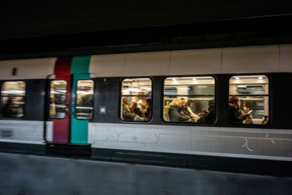 Un RER, le 10 janvier 2020 Un RER, le 10 janvier 2020