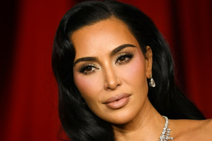 L'influenceuse américaine Kim Kardashian à Los Angeles, en Californie, le 19 octobre 2024 - VALERIE MACON (AFP)