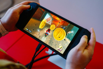 Nintendo hopes to match the success of the Switch when its levelled-up new console hits shelves Thursday, with strong early sales expected despite the gadget's high price - Dimitar DILKOFF (AFP)