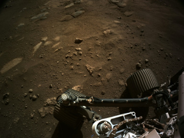 Image fournie par la Nasa montrant le rover Perseverance sur la planète Mars le 21 février 2021 - Handout (AFP)
