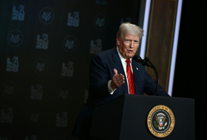 Le président américain Donald Trump s'exprime à la Maison Blanche, le 5 août 2025 à Washington - Brendan SMIALOWSKI (AFP)