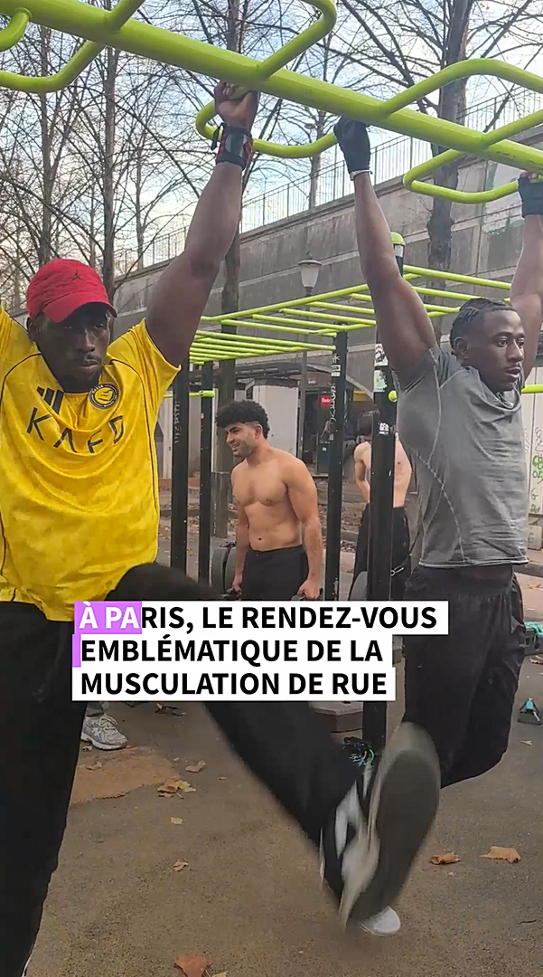 À Paris, le rendez-vous emblématique de la musculation de rue