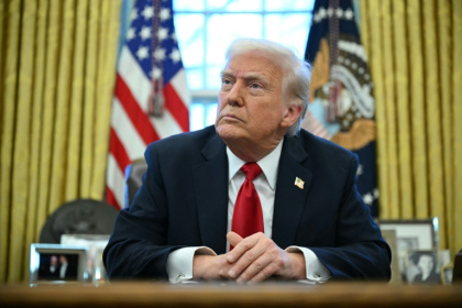 Le président américain Donald Trump, le 26 mars 2025 à Washington - Mandel NGAN (AFP)