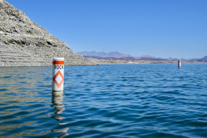 Vue du lac Mead, dans l'Etat du Nevada, aux Etats-Unis, le 21 août 2026 - Frederic J. BROWN (AFP)