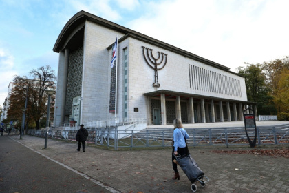 La grande synagogue de la Paix à Strasbourg, le 15 novembre 2023 - FREDERICK FLORIN (AFP)