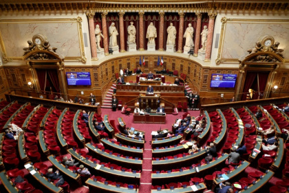 Le Sénat le 21 juillet 2026, à Paris - Ludovic MARIN (AFP)